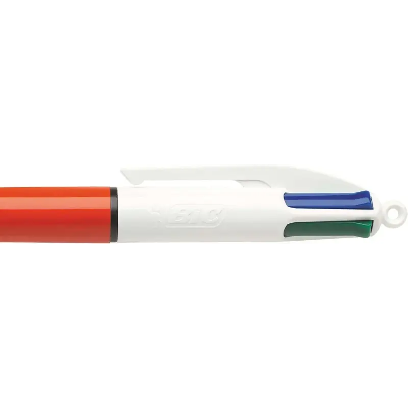 Bic 4 Colours Original Fine Boligrafo de Bola Retractil - Punta de 0.8mm - Trazo de 0.36mm - Tinta con Base de Aceite - Cuerpo N