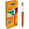 Bic 4 Colours Original Fine Boligrafo de Bola Retractil - Punta de 0.8mm - Trazo de 0.36mm - Tinta con Base de Aceite - Cuerpo N