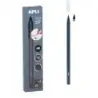 Apli Infinite Pencil Pack de Lapiz Infinito HB + Mina de Recambio + Tapon Protector - Para Escribir hasta 16km - Color Azul | Ah