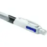 Bic 4 Colours 3+1 Boligrafo y Portaminas Retractil - Punta Media de 1mm - Mina HB 0.7mm - Cuerpo Ancho con Grip - Goma de Borrar