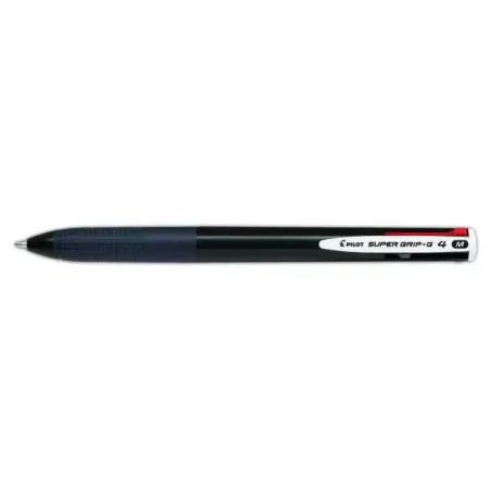 Pilot Boligrafo de Bola Retractil Super Grip G4 - 4 Colores - Punta 1.0mm - Trazo 0.27mm - Cuerpo Negro | Ahorro Imprimiendo