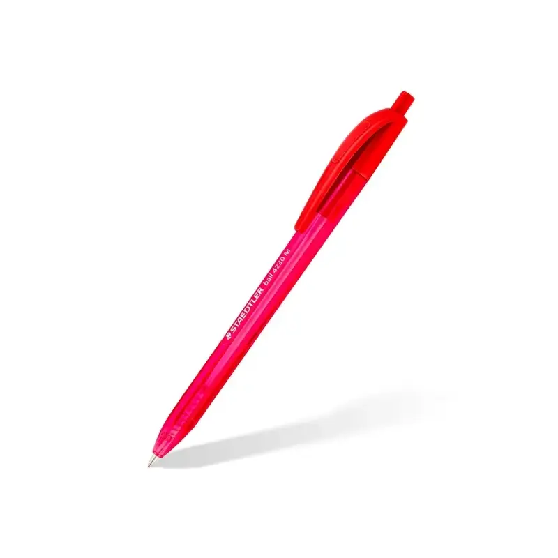Staedtler 4230 M Pack con 8 Boligrafos Retractiles - Punta 1mm - Ancho de Linea Medio - Diseño Triangular - Colores Surtidos | A