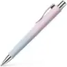 Faber-Castell Poly Ball Flow Edition Blushing Sky Boligrafo Retractil XB - Forma Triangular Ergonomica - Suave al Tacto - Color