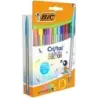 Bic Cristal Multicolour Pack de 20 Boligrafos de Bola - Punta 1.6mm - Trazo 0.42mm - Tinta con Base de Aceite - Colores Surtidos