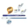Carioca Oops Expositor de 24 Boligrafos Borrables - Tinta Termo Sensible - Empuñadura Ergonomica Triangular - Punta de Ø 0.7mm -