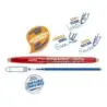 Carioca Oops Pop Expositor de 24 Boligrafos Borrables - Termo Sensible - Empuñadura Texturizada - Punta de Ø 0.7mm - Doble Goma