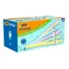 Bic Cristal Pastel Figurines Pack con 20 Boligrafos de Bola - Cuerpo Opaco en Colores Pastel con Figuras de Animales - Punta Red