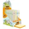 Bic Cristal Pastel Figurines Expositor con 40 Boligrafos de Bola - Cuerpo Opaco en Colores Pastel con Figuras de Animales - Punt