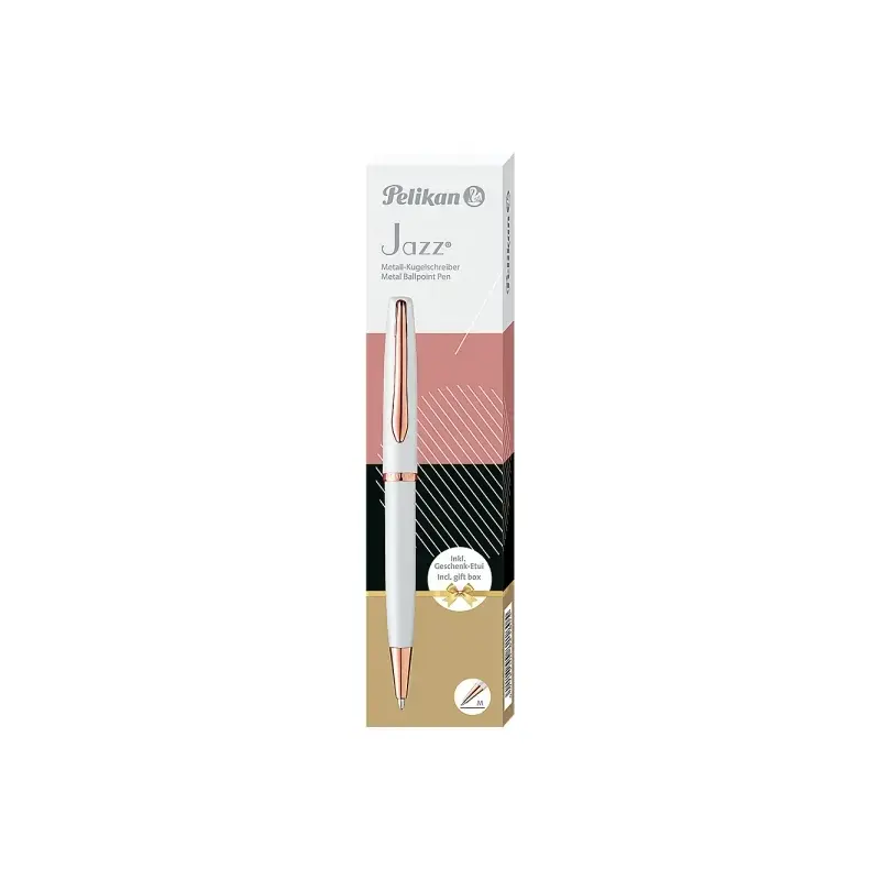 Pelikan Sfera Jazz Noble Elegance Expositor con 12 Boligrafos con Mecanismo de Giro - Punta Media - Diseño Elegante y Sofisticad