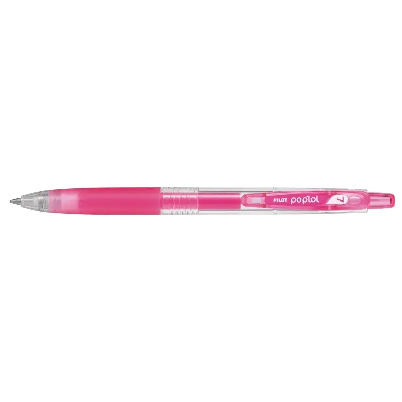 Pilot Pop Lol Expositor de 24 Boligrafos de Tinta Gel Retractiles - Punta 0.7mm - Trazo 0.32mm - Grip de Agarre - Colores Surtid