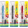 Carioca Pack de 1 Pluma Estilografica + 2 Cartuchos - Cartuchos Estandar de Tinta Azul - Escritura Suave y Precisa - Colores del