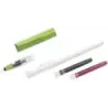 Pilot Pack de Pluma Estilografica Parallel Pen 3.8mm - Punta de Acero - Trazo de 3.8mm - 2 Recargas - Color Negro/Rojo | Ahorro