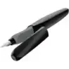 Pelikan Twist Pluma Estilografica Escolar Recargable - Plumilla de Acero Inoxidable Punto M - Cuerpo Color Negro (946806) | Ahor