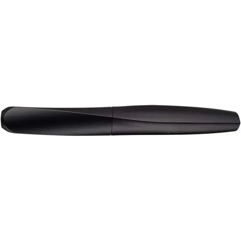 Pelikan Twist Pluma Estilografica Escolar Recargable - Plumilla de Acero Inoxidable Punto M - Cuerpo Color Negro (946806) | Ahor