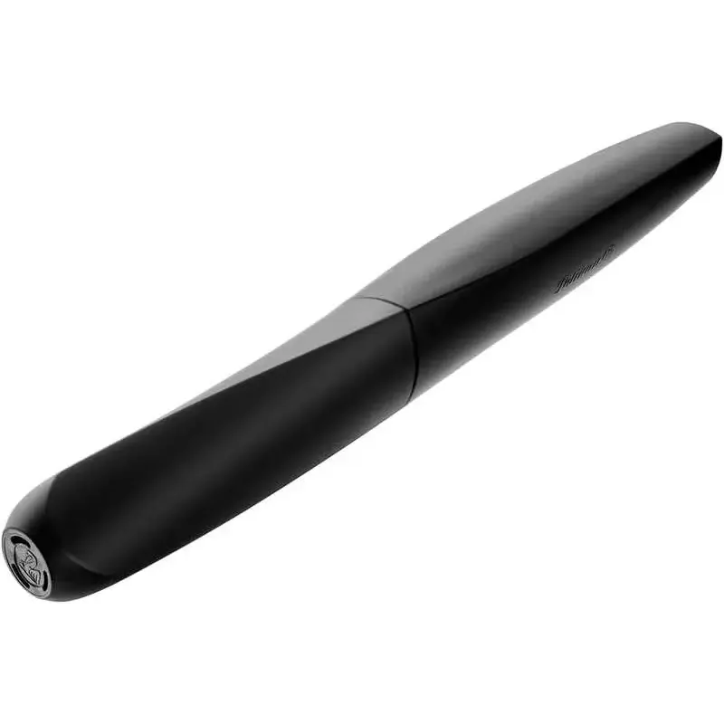 Pelikan Twist Pluma Estilografica Escolar Recargable - Plumilla de Acero Inoxidable Punto M - Cuerpo Color Negro (946806) | Ahor