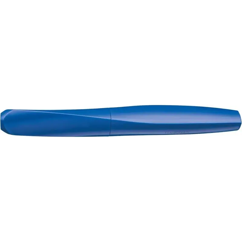 Pelikan Twist Pluma Estilografica Escolar Recargable - Plumilla de Acero Inoxidable Punto M - Cuerpo Color Azul (814737) | Ahorr