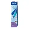 Pelikan Twist Pluma Estilografica Escolar Recargable - Plumilla de Acero Inoxidable Punto M - Cuerpo Color Azul (814737) | Ahorr
