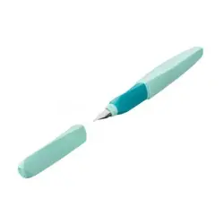 Pelikan Twist Pluma Estilografica - Punta M - Uso Ambidiestro - Seccion Triangular Transversal - Incluye 2 Cartuchos de Tinta -