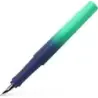 Faber-Castell Poly Ball Flow Edition Buzzing Blue Pluma Estilografica - Ancho del Plumin Medio - Suave al Tacto - Color Azul/Tur
