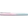 Faber-Castell Poly Ball Flow Edition Blushing Sky Pluma Estilografica - Ancho del Plumin Medio - Suave al Tacto - Color Rosa/Azu