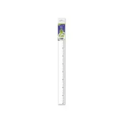 Bismark Regla Milimetrada 50cm - Fabricada en Plastico - Ideal para Colegio - Transparente | Ahorro Imprimiendo