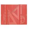 Safta Pack de 5 Reglas de Dibujo - Estuche de Plastico con Broche - Colores Aleatorios Rojo y Azul | Ahorro Imprimiendo