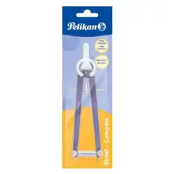 Pelikan Compas Metalico con Rueda de Precision - Minas de Recambio Incluidas | Ahorro Imprimiendo