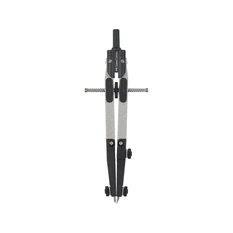 Faber-Castell Compas de Ajuste Rapido 3.5mm - Articulaciones en ambos Brazos - Para Circunferencias de hasta Ø 390mm - Accesorio