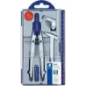 Staedtler Noris 550 02 Compas de Precision - Aguja y Mina Intercambiables - Mecanismo de Ajuste Rapido | Ahorro Imprimiendo