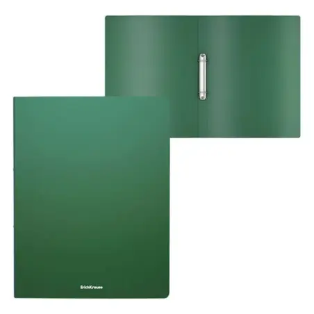 Erichkrause Carpetas Anillas Matt Classic - 2 Anillas de 24mm - Tamaño A4 - Color Verde | Ahorro Imprimiendo
