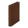 Dohe Carpeta de 2 Anillas Mixtas 25mm Folio Natural - Carton Forrado - Papel Impreso y Plastificado - Color Cuero | Ahorro Impri