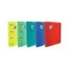 Oxford Europeanbinder Touch Carpeta de 4 Anillas Formato A4+ con Recambio Cuadriculado 5x5mm y 4 Taladros - Tapa Tacto Suave - C