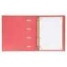 Oxford Europeanbinder Touch Carpeta de 4 Anillas Formato A4+ con Recambio Cuadriculado 5x5mm y 4 Taladros - Tapa Tacto Suave - C