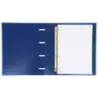 Oxford Europeanbinder Classic Carpeta de 4 Anillas Formato A4+ con Recambio Cuadriculado 5x5mm y 4 Taladros - Cierre con Goma El