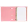 Oxford Europeanbinder Touch Carpeta de 4 Anillas Formato A4+ con Recambio Cuadriculado 5x5mm y 4 Taladros - Tapa Tacto Suave - C