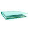Oxford Europeanbinder Classic A4+ Carpeta de Anillas con Recambio Cuadricula 5x5 - Tapa Extradura - Cierre con Goma Elastica - C