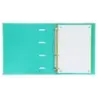 Oxford Europeanbinder Classic A4+ Carpeta de Anillas con Recambio Cuadricula 5x5 - Tapa Extradura - Cierre con Goma Elastica - C