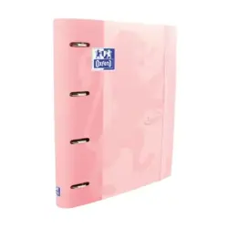 Oxford Europeanbinder Touch A4+ Carpeta de Anillas con Recambio Cuadricula 5x5 - Tapa Extradura - Cierre con Goma Elastica - Col