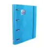 Oxford Europeanbinder Classic A4+ Carpeta de Anillas con Recambio Cuadricula 5x5 - Tapa Extradura - Cierre con Goma Elastica - C
