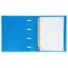Oxford Europeanbinder Classic A4+ Carpeta de Anillas con Recambio Cuadricula 5x5 - Tapa Extradura - Cierre con Goma Elastica - C