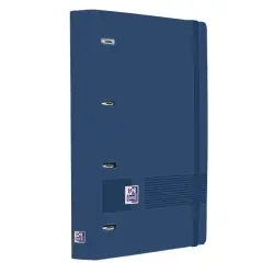 Oxford Europeanbinder Live & Go A4+ Carpeta Tamaño A4+ con Recambio de 100 Hojas Cuadricula 5x5mm - Tapa de Plastico Polyfoam -