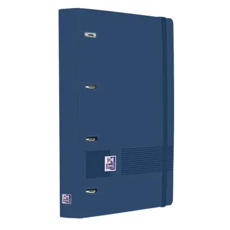 Oxford Europeanbinder Live & Go A4+ Carpeta Tamaño A4+ con Recambio de 100 Hojas Cuadricula 5x5mm - Tapa de Plastico Polyfoam -