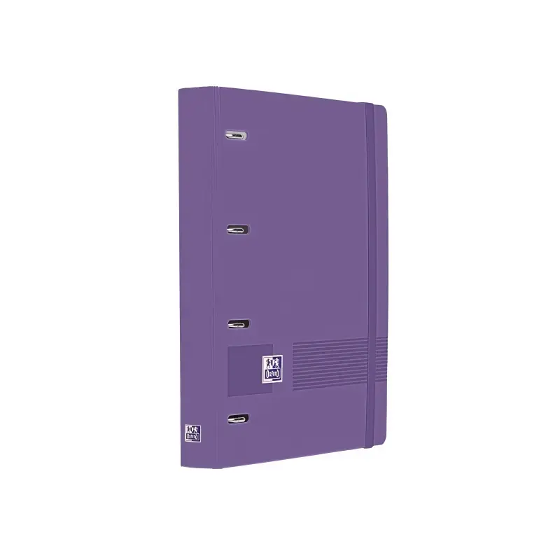 Oxford Europeanbinder Live & Go A4+ Carpeta Tamaño A4+ con Recambio de 100 Hojas Cuadricula 5x5mm - Tapa de Plastico Polyfoam -
