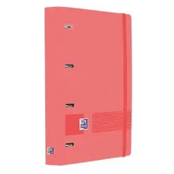 Oxford Europeanbinder Live & Go A4+ Carpeta Tamaño A4+ con Recambio de 100 Hojas Cuadricula 5x5mm - Tapa de Plastico Polyfoam -