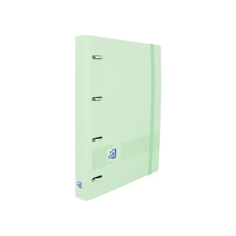 Oxford Live & Go A4+ Polyfoam Europeanbinder - Lomo de 45mm - Anillas de 4Dx35mm - Incluye Recambio 5x5 - Color Verde | Ahorro I