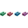 Staedtler Sacapuntas Metalico con Cuchilla de Metal - Angulo de Afilado de 23° - 1 Agujero - Colores Surtidos | Ahorro Imprimien