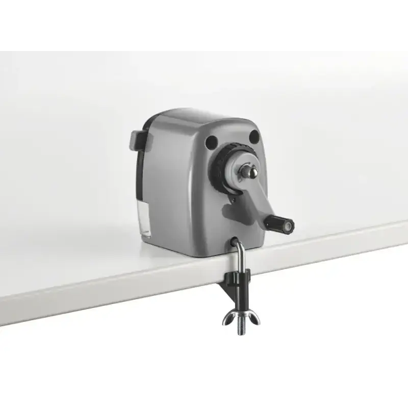 Dahle 133 Afilalapices de Manivela - Para Lapices de 8 a 11,5mm Ø - Fresa de Acero - Forma de Punta Ajustable - Gran Deposito -