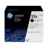 Pack 2 HP CE255X (55X) Negro Tóner Originales | Ahorro Imprimiendo