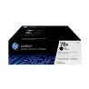 Pack 2 HP CE278A (78A) Negro Tóner Originales | Ahorro Imprimiendo