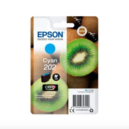 Epson 202 T02F2 Cyan Cartucho Original | Ahorro Imprimiendo